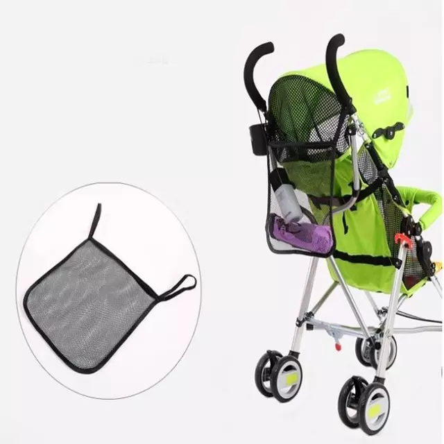 Baby Stroller Pram Pushchair Net Mesh Hanging Bag Diaper Nappy Organizer 9L