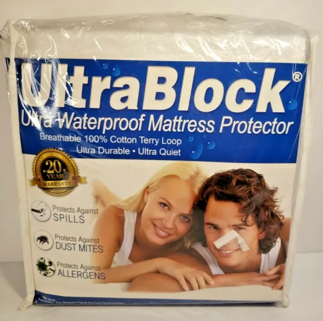 Ultrablock Ultra Waterproof Mattress Protector Size Twin Xl G2