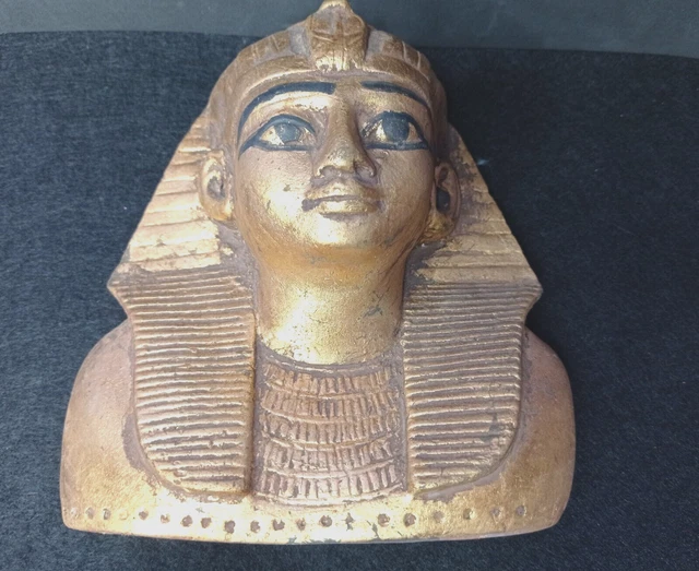 KING TUTANKHAMUN ANCIENT EGYPTIAN PHARAONIC ANTIQUE Head Statue EUR 184