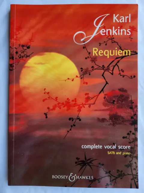 REQUIEM - KARL JENKINS - Complete Vocal Score - SATB & Piano - Boosey VGC