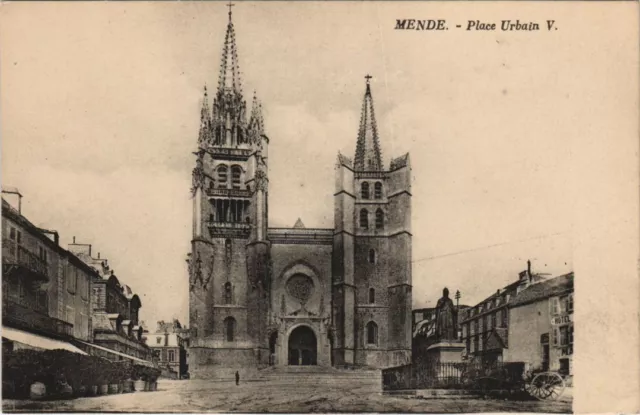 CPA AK Mende Place Urbain V FRANCE (1172870)