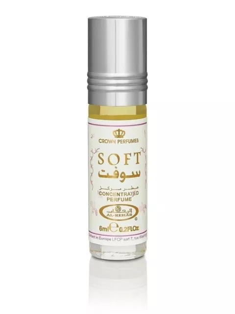 Soft 6ml Misk Al-Rehab Parfum Duft Parfümöl für HERREN & DAMEN Scent Oil