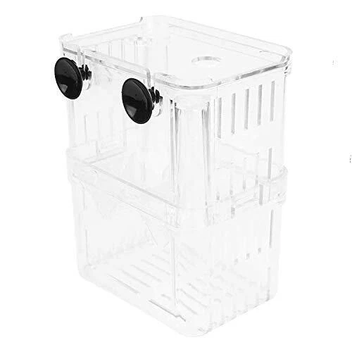Petzilla in-Tank Aquarium Breeder Box for Fish Tank, Breeding Incubator for S...