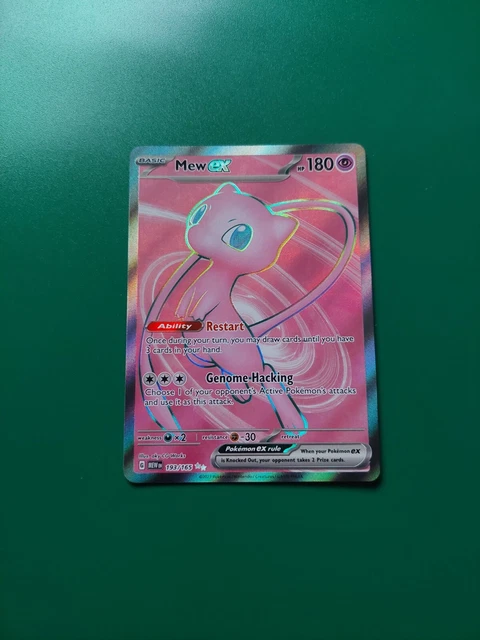 Mew Code Scarlet POKÉMON TCG MEW ex Scarlet & Violet 151 193/165 Holo Ultra Rare English ...