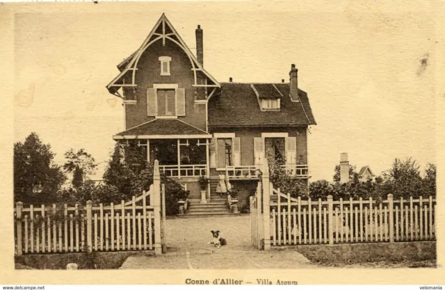 S11576 cpa 03 Cosne d'Allier - Villa Atoum