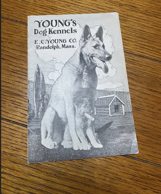 Vintage Young’s Kennel dog Animal Advertising Catalog Booklet