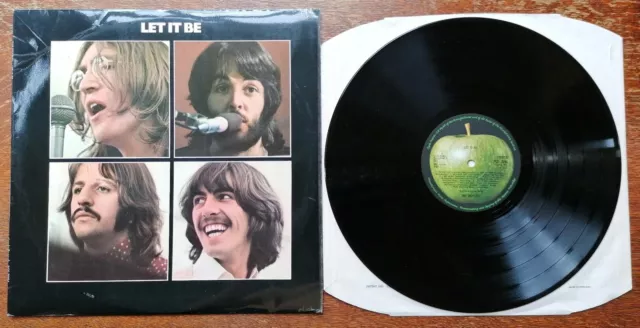 Apple Records PCS 7096 - The Beatles, Let It Be - 12' LP Vinyl Record Album