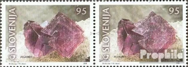 slovenia 345-346 Couple mint never hinged mnh 2001 Minerals