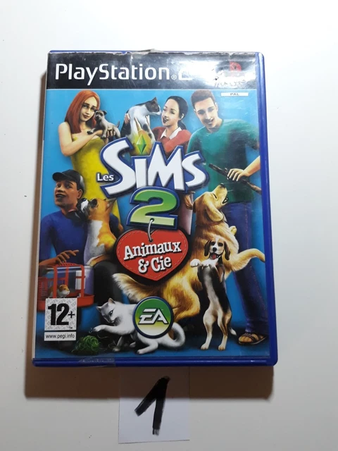 Sony Playstation PS2 - Les sims 2, Animaux & Cie - PAL / en bon état