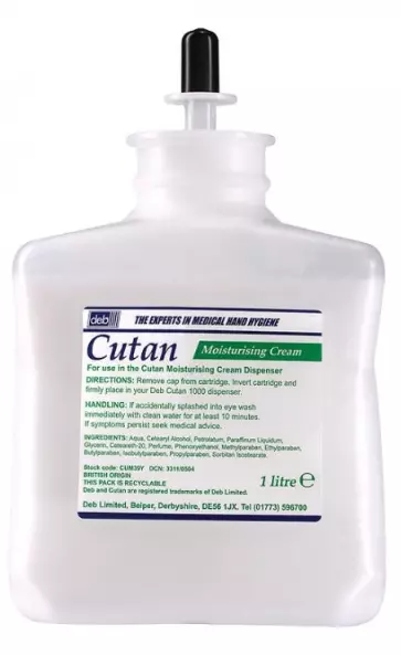 Deb Cutan Moisturising Cream 1 Litre Cartridge Refill