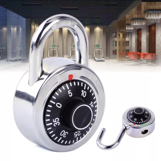 3-Dial Digit Combination Password Padlock Door Gym Locker Luggage Code Lock lp