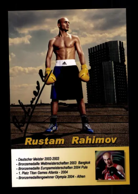 Rustam Rahimov Foto Original Signiert Boxen + A 175067