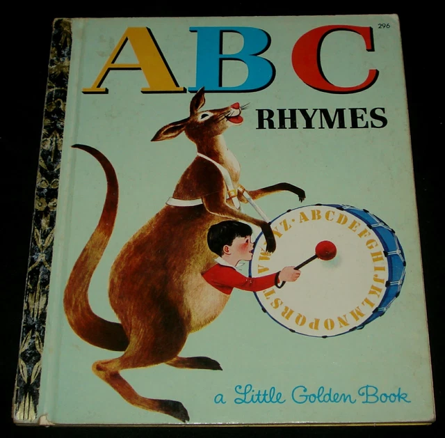 VINTAGE LITTLE GOLDEN Book - Abc Rhymes - 1964 EUR 6,49 - PicClick FR