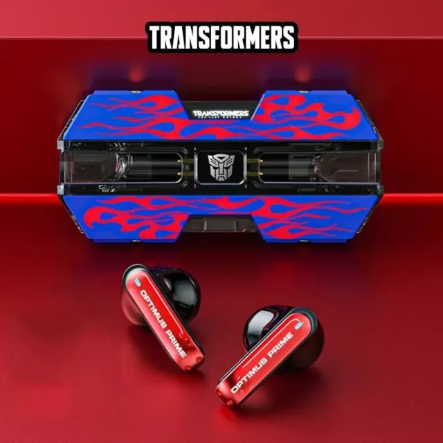 * Transformers Wireless Bluetooth In Ear Headphones * Optimus Prime + Hands Free