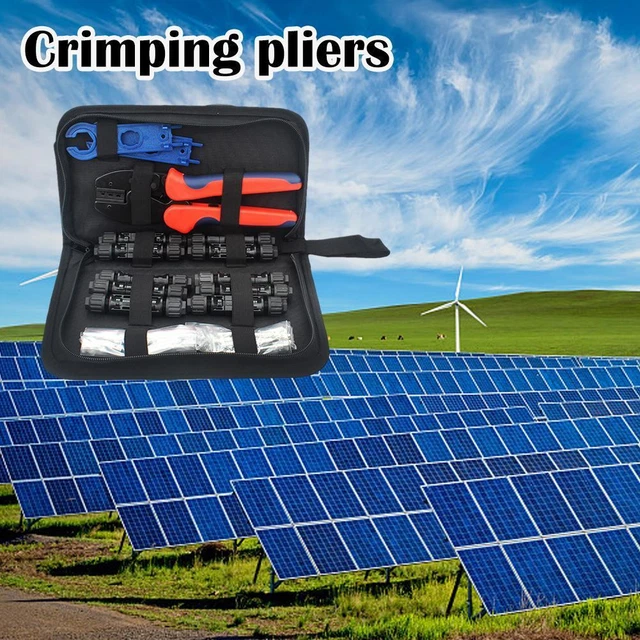 20Pair Solar Crimping Pliers Set for 2546mm Cables Perfect for Solar Panels