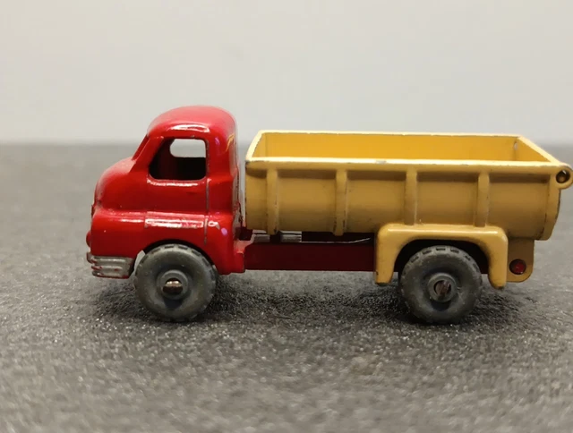 Matchbox Lesney Bedford Tipper N°3 Rouge – Miniature Camion Benne BOÎTE D’ORIGINE