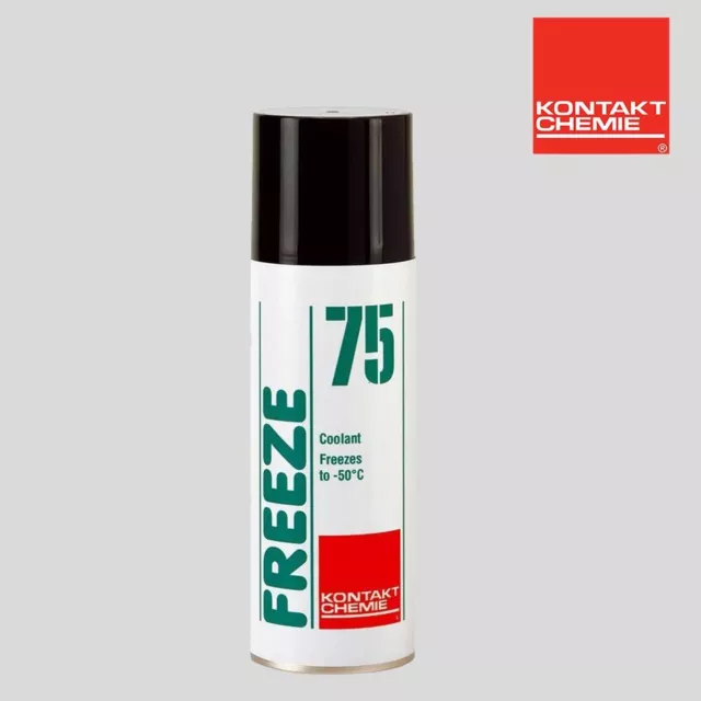 Contact Chemie Freeze 75 200 ml refrigerante seco spray taller de reparación electrónica Reino Unido
