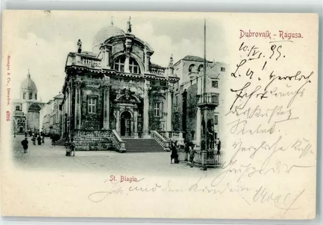 39572051 - Dubrovnik Kirche St. Biagio Dubrovnik / Ragusa 1899