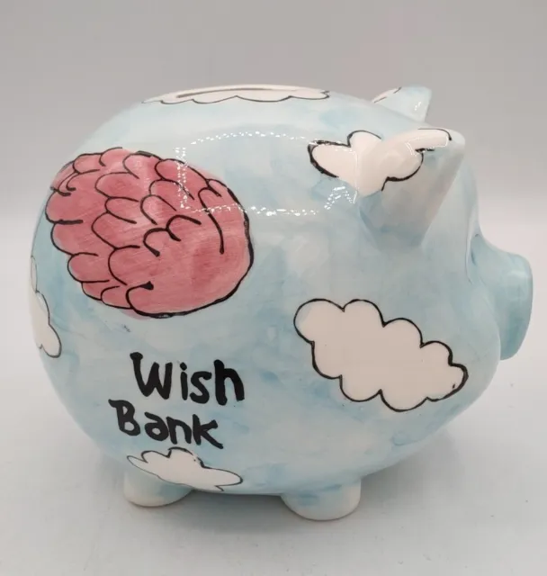 Wish Bank Piggy Ceramic Bank with Stopper