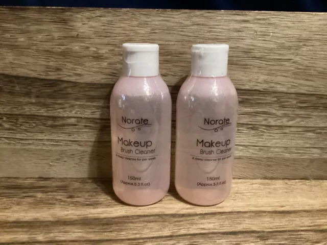 Norate Makeup Brush Cleaner Solution Gentle Liquid 5.3oz for Brushes  Sponges