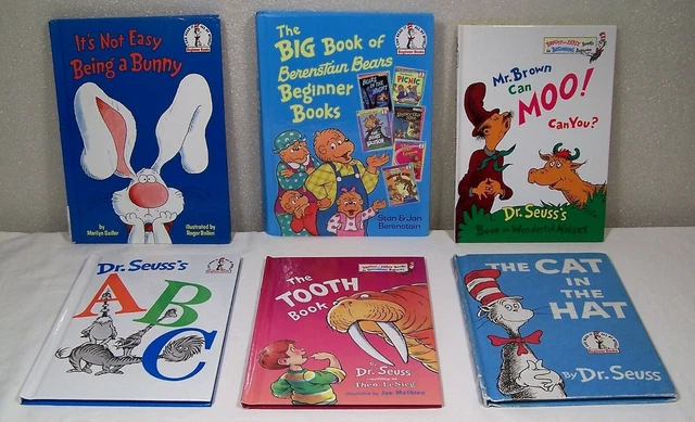 DR SEUSS Berenstain Bears Bunny Cat In The Hat Beginner Books 