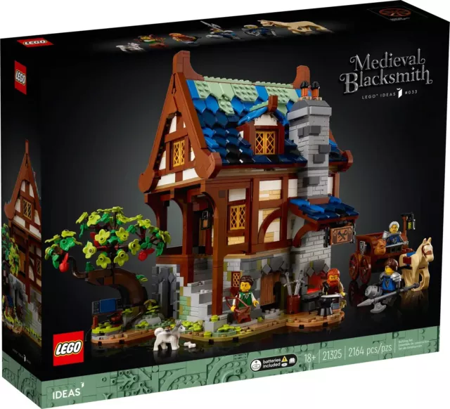 LEGO Ideas 21325 : Le forgeron médiéval - Medieval Blacksmith - Neuf et scellé!