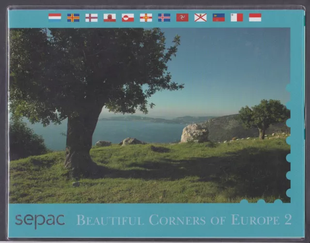 Cartella da collezione SEPAC 2009 Nuova di zecca nuova di zecca bellissimi angoli d'Europa Malta Islanda