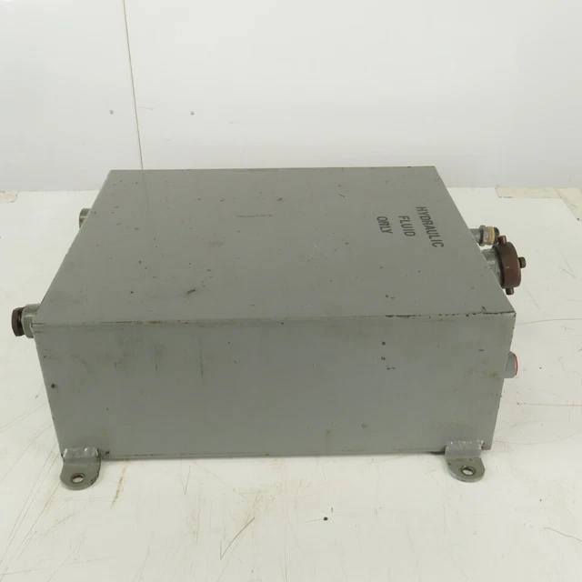 15-1/2" x 18" x 7" Steel Hydraulic Fluid Return Tank Reservoir 8 Gallon