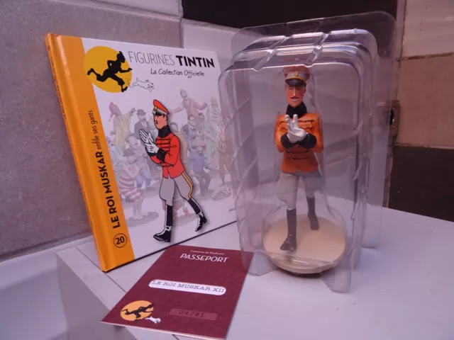 Acheter-Figurine Tintin n°20 Roi Muskar et ses gants-pas cher