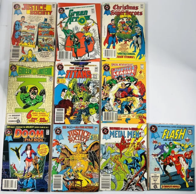 10 Dc Special #3-23 + Best #18-34 Runs Blue Ribbon Digest Jla Green Arrow Doom P