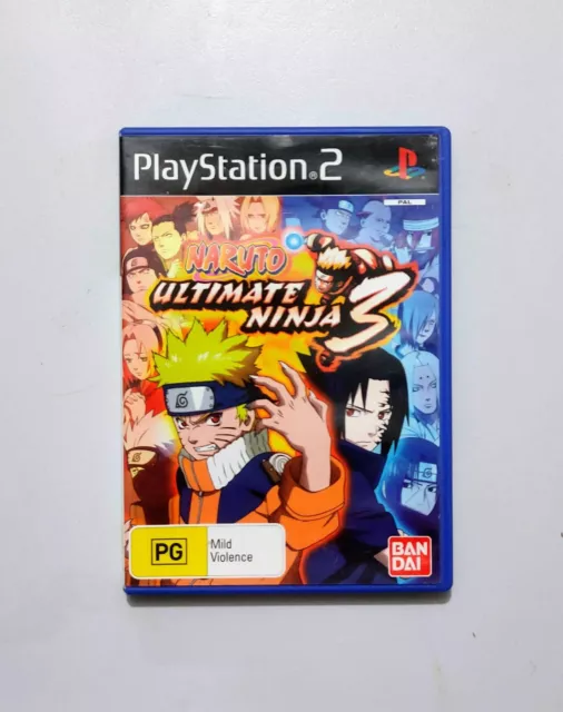 PS2 Lot 5 Narutimate Accel Hero 1 2 3 Naruto Uzumaki Ninden video games  Ninja