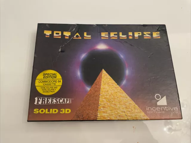 Commodore 64 C64 Computer Game Total Eclipse 1 & 2 - Big Box Edition FASTPOST