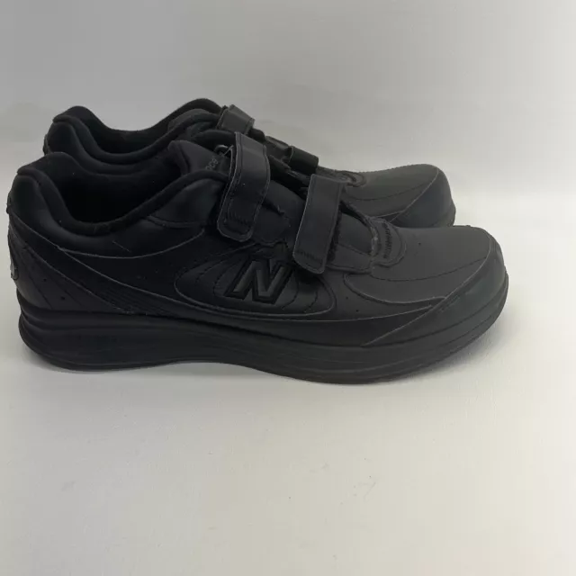 New Balance Womens 577 Black Leather Walking Shoes Sneakers US 8.5 d