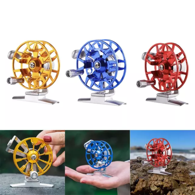 Fly Fishing Reel Line Wheel Accessories Smooth Hand Reel Lightweight Dia 53mm