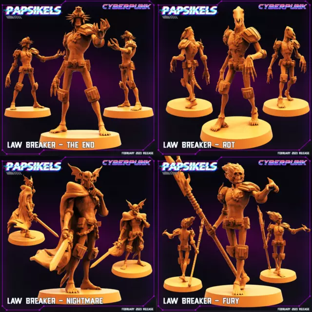 Law Breaker Miniatures | Cyberpunk | Sci-Fi Tabletop Miniature