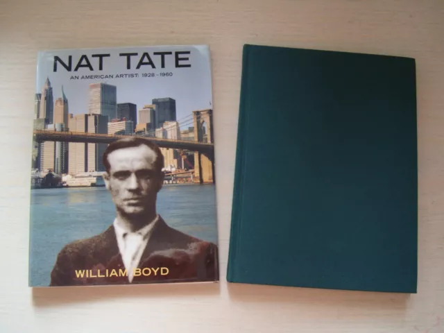 WILLIAM BOYD  NAT TATE, SCARCE  UK 1st PRINTING HARDBACK  NRF/NRF