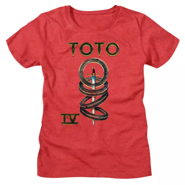 Toto IV Album Cover 1982 Women's T Shirt Rock Band Music Merch