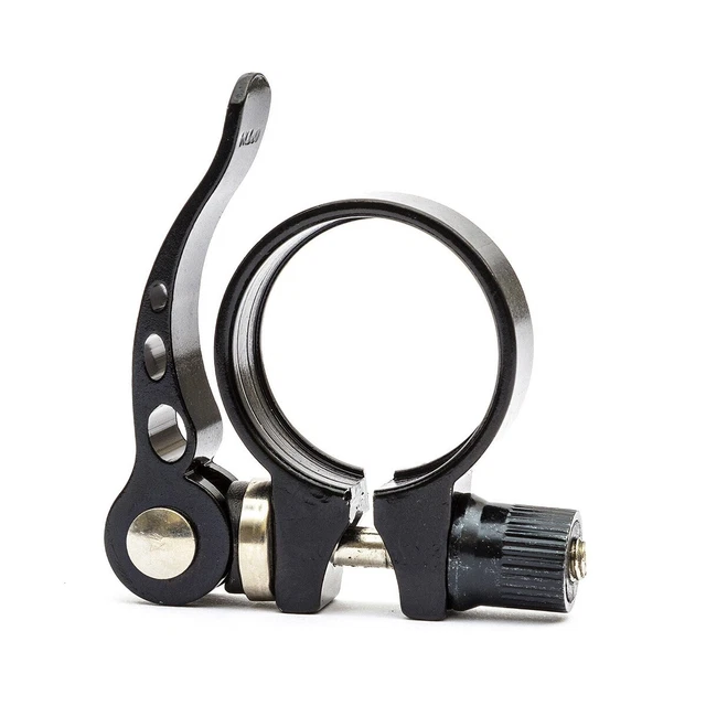 Quick Release Bike Seat Post Clamp Long Lever Brace for Extra Leverage