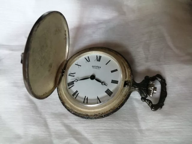 Vintage Pocket Watch WINTEX Incabloc orologio da tasca taschino 2