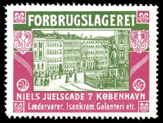 Denmark Poster Stamp - Forbrugslageret - Department Store