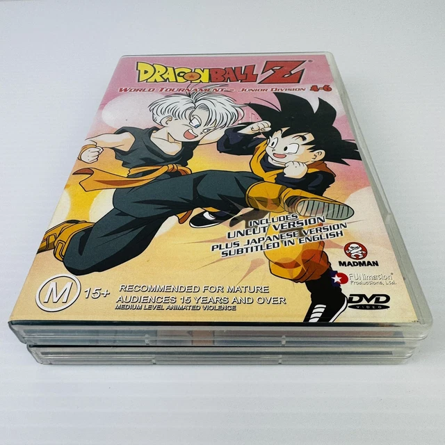 Part 6 Dvd DRAGON BALL Z Vol 4&5 Part 6 DVD World Tournament Junior Division ...
