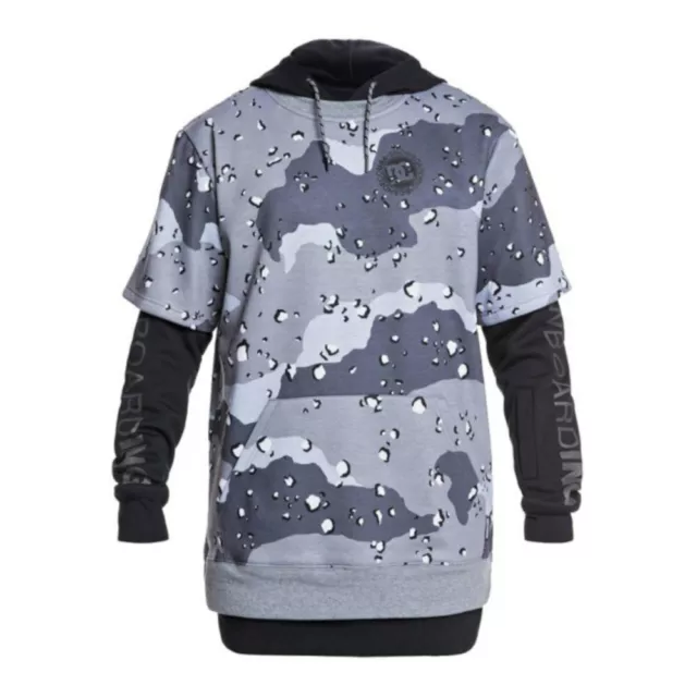 Felpa DC Shoes Snow Dryden Camo Black - Snowboard