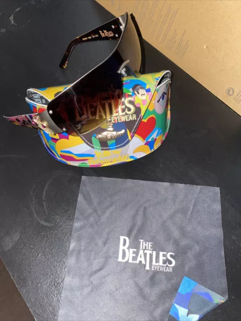 Mint Beatles Eyewear Yellow Submarine Collection Sunglasses BYS006 with Case BLK