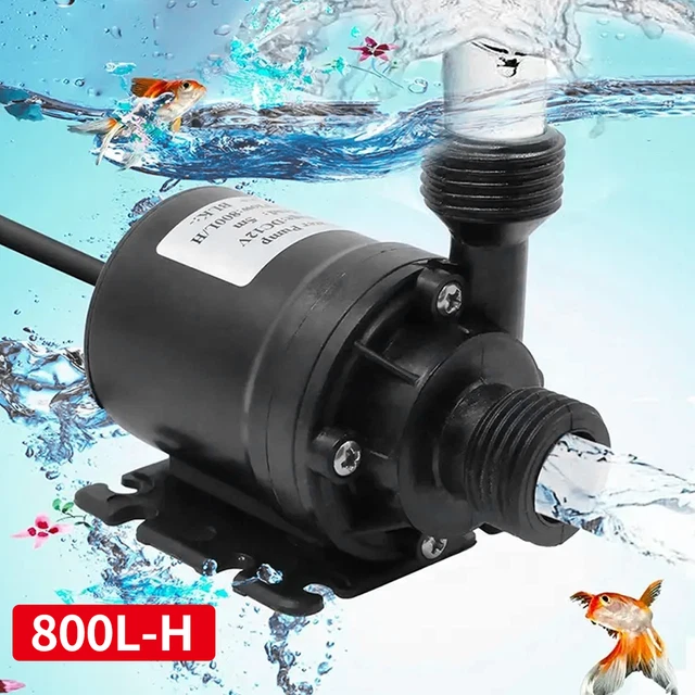 Garosa Pompe à Membrane Pompe à Diaphragme Haute Pression 12V DC Pompe