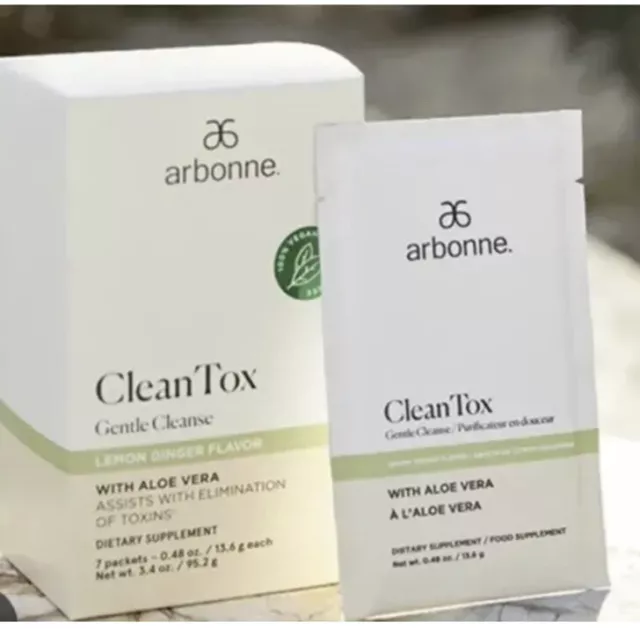 Arbonne Clean Tox sanfte Reinigung Detox | Zitronen-Ingwer-Geschmack BBF August 2022