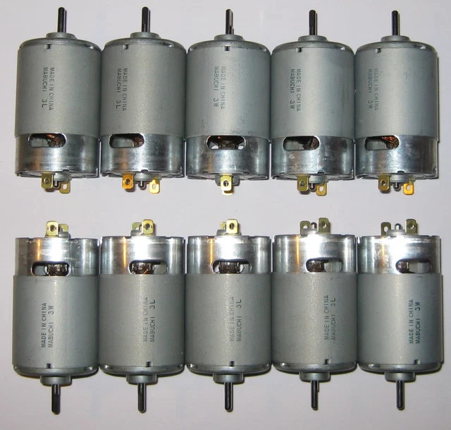 Mabuchi FC-280PC 12V DC Motor – 6000 RPM, Reversible, 2mm Shaft, Hobby Robotics