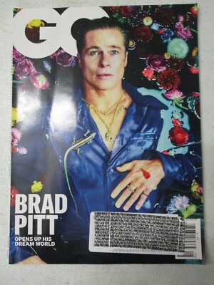 GQ MAGAZINE AUGUST 2022 Brad Pitt Ja'marr Chase Nfl Mario Andretti