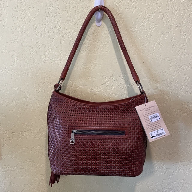 PATRICIA NASH MARCELLI WOVEN Tan Leather Hobo Bag Msrp 269.00 79.00 PicClick