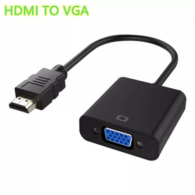 Cavo Adattatore Da Hdmi Maschio A Vga Femmina Convertitore Hd Per Tv Monitor Pc