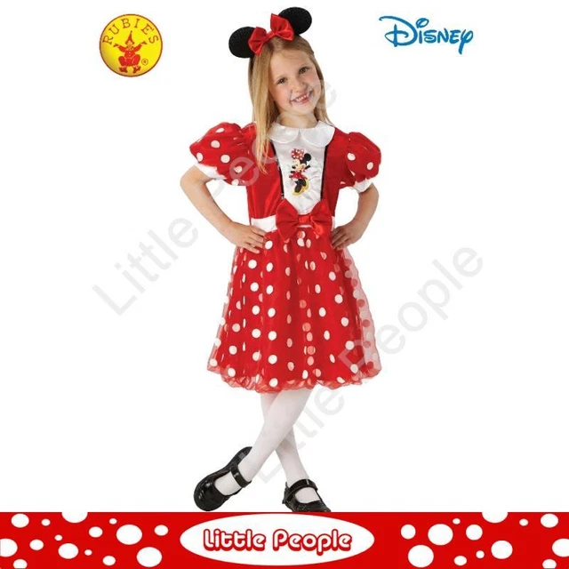 MINNIE MOUSE RED GLITZ, CHILD COSTUME 4 - 6 years 95cm - 125cm